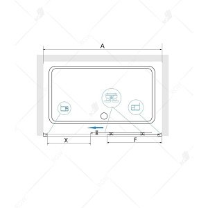 Душевая дверь RGW Classic CL-14 150 купить в интернет-магазине Sanbest