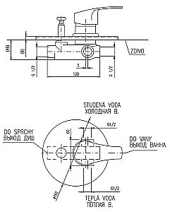 Смеситель для душа RAV-Slezak KONGO K086 купить в интернет-магазине сантехники Sanbest