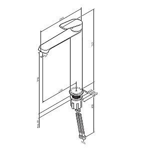 Смеситель для раковины AM.PM Func F8F92022 черный матовый купить в интернет-магазине сантехники Sanbest