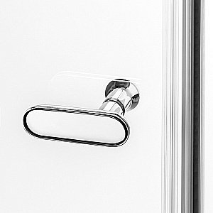 Душевой уголок NEW TRENDY NEW SOLEO 100x90 стекло прозрачное/профиль хром купить в интернет-магазине Sanbest