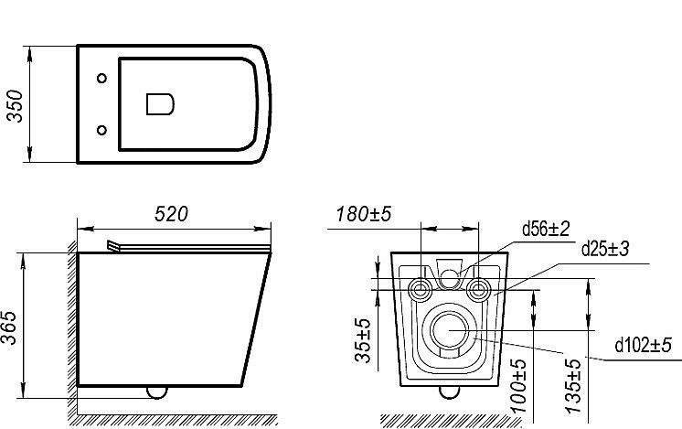 Унитаз подвесной Art&Max PLATINO AM9321CHR/SC белый, с сиденьем микролифт, безободковый купить в интернет-магазине Sanbest