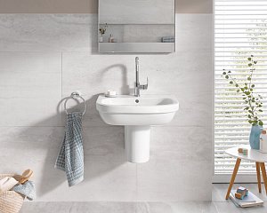 Раковина с полупьедесталом Grohe Euro Ceramic GR2005-2 55 купить в интернет-магазине Sanbest