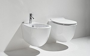 Биде подвесное SIMAS Vignoni  VI19 bi matt*1 белое матовое купить в интернет-магазине Sanbest