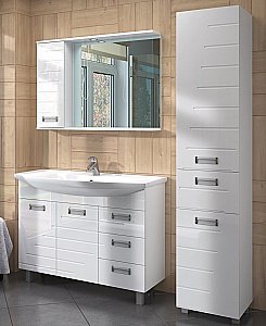 Зеркало со шкафом VIGO Diana 8-1000-Л в ванную от интернет-магазине сантехники Sanbest