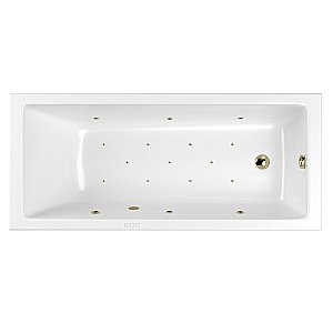 Ванна с гидромассажем WhiteCross WAVE SLIM RELAX 180x80 белая/бронза купить в интернет-магазине Sanbest