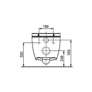 Унитаз TECE One 9700204 безободковый купить в интернет-магазине Sanbest