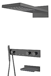 Душевая система Boheme Zodiac 133-2-SGM оружейная сталь купить в интернет-магазине сантехники Sanbest