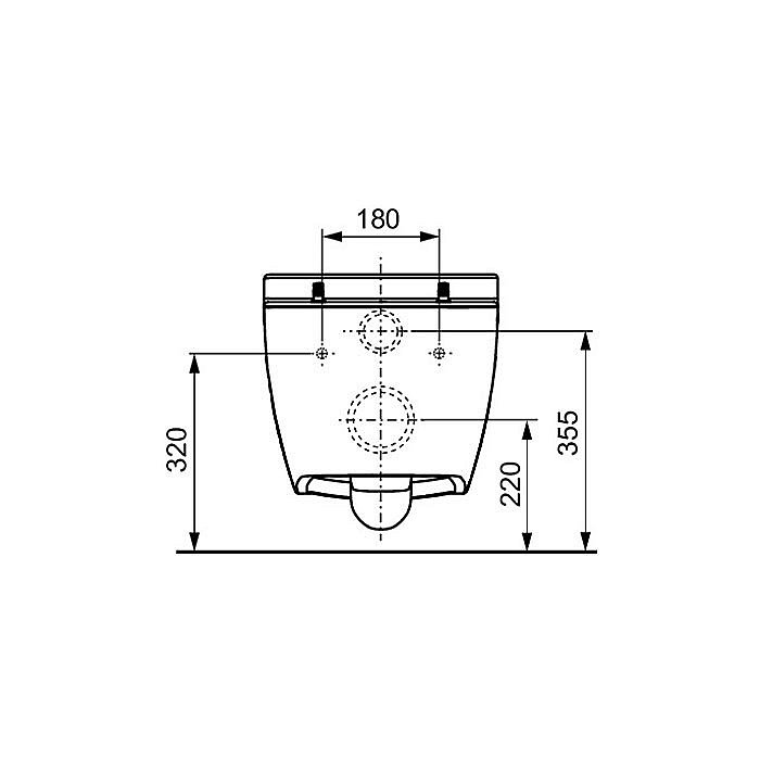 Унитаз TECE One 9700204 безободковый купить в интернет-магазине Sanbest
