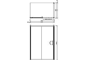 Душевой уголок Burlington C8S/C14 140x90 стекло прозрачное/профиль хром купить в интернет-магазине Sanbest