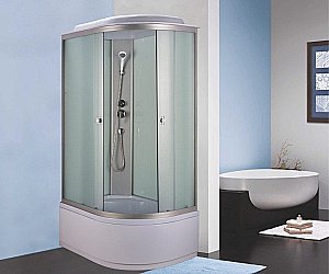 Душевая кабина Niagara NG-7310 Eco, левая, белая, 120x80, с тропическим душем купить в интернет-магазине Sanbest