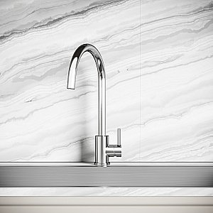 Смеситель для кухни Sancos Stainless SC12001SS нержавеющая сталь купить в интернет-магазине сантехники Sanbest