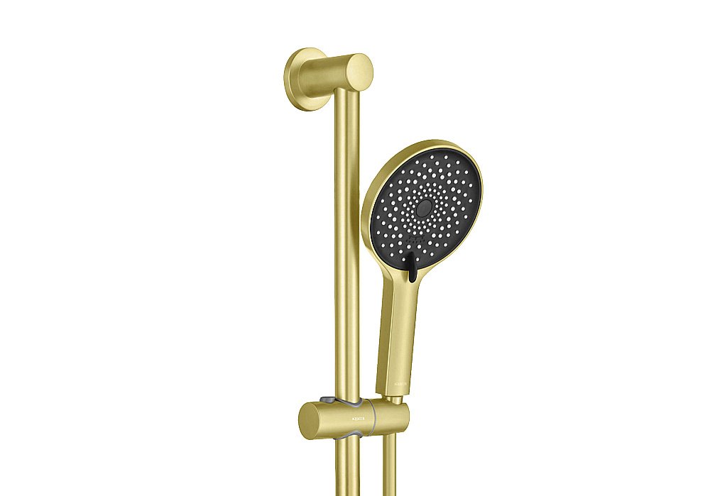 Душевой гарнитур Aquatek Лугано AQ2022BG золото шлифованное купить в интернет-магазине сантехники Sanbest