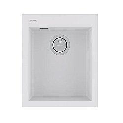 Кухонная мойка Paulmark Decoration 41 PM934150-WH белая матовая купить в интернет-магазине сантехники Sanbest