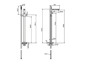 Cмеситель для ванны Aquatek Ника AQ1845CR хром купить в интернет-магазине сантехники Sanbest