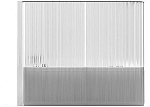 Карниз для ванны Aquanet 180x80 хром купить в интернет-магазине сантехники Sanbest