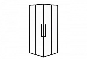 Душевой уголок Esbano SURF ESOGS90KVB 90х90 стекло прозрачное/профиль черный матовый купить в интернет-магазине Sanbest