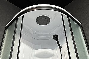 Душевая кабина Royal Bath RB90HK1-M-BL Practic 90х90 стекло матовое/профиль черный купить в интернет-магазине Sanbest