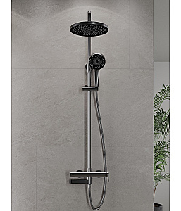 Душевая система Agger Sweet A2793355 оружейная сталь матовая купить в интернет-магазине сантехники Sanbest