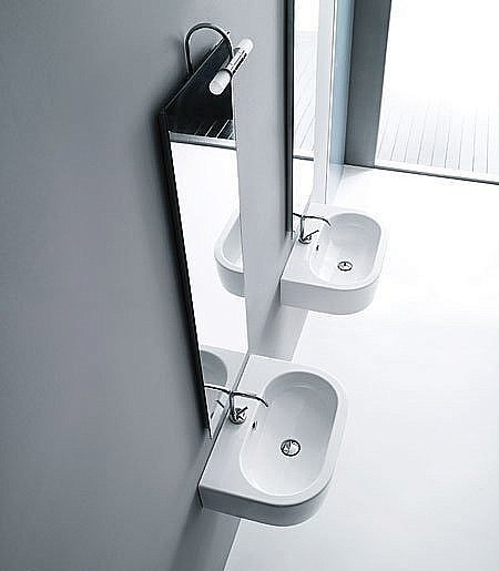 Раковина Kerasan Flo 60 3142bi*1 белая купить в интернет-магазине Sanbest