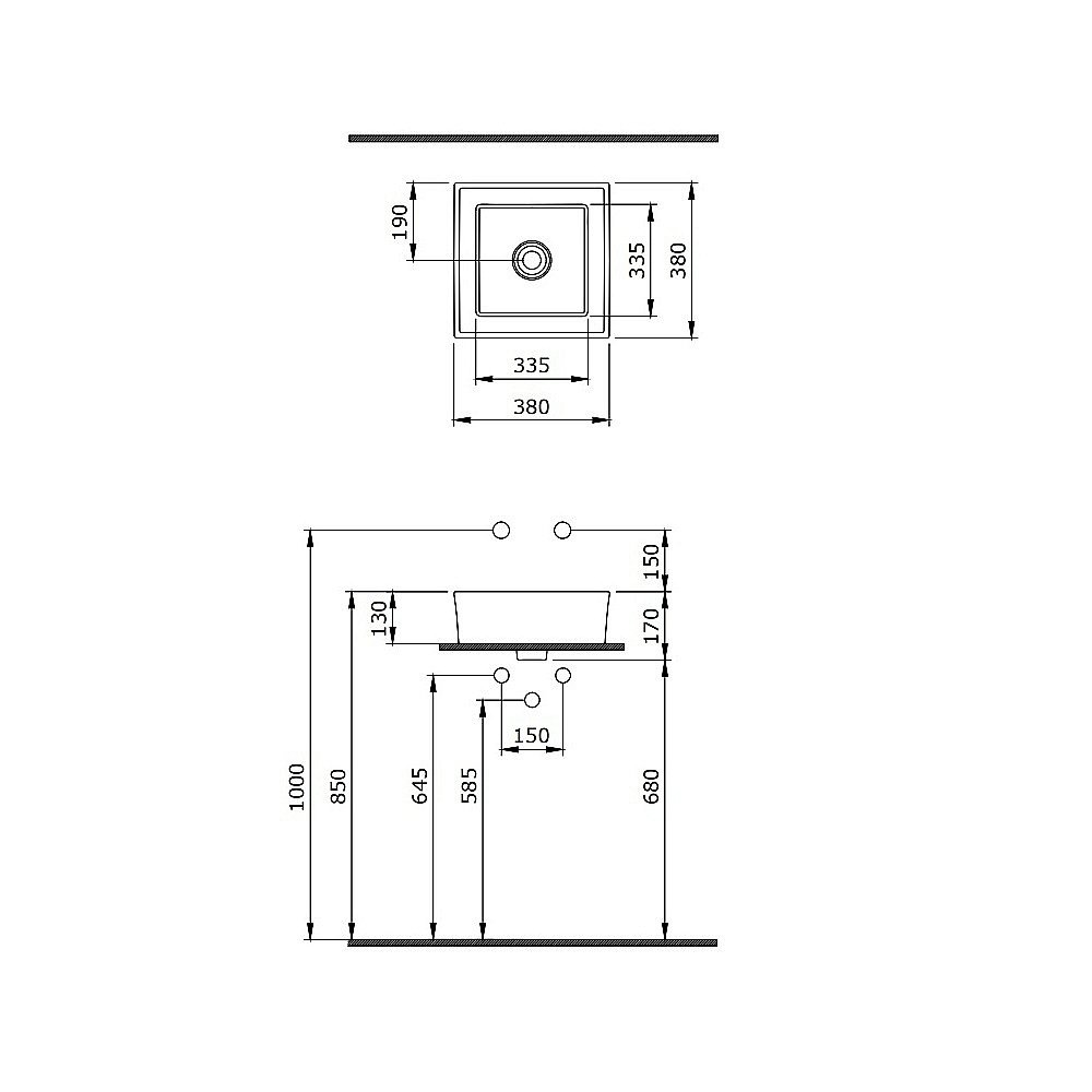Раковина Berges Mascon 38 181004 белая купить в интернет-магазине Sanbest