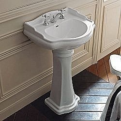 Раковина на пьедестал Kerasan Retro 70 kertig090 белая купить в интернет-магазине Sanbest