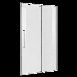 Душевая дверь Niagara Nova NG-66-11A 110 стекло прозрачное/профиль хром купить в интернет-магазине Sanbest