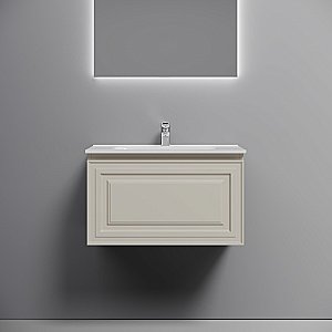 Тумба с раковиной Sancos Very 70 VR70CE бежевая матовая для ванной в интернет-магазине Sanbest