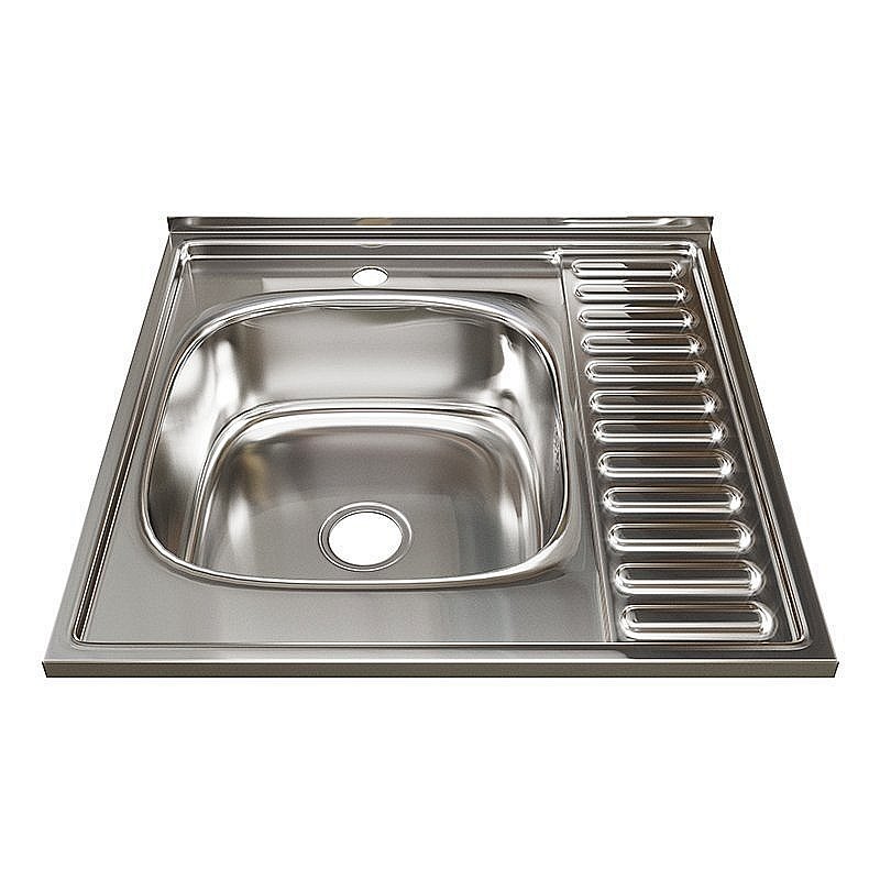 Мойка кухонная MIXLINE ML 528018 хром купить в интернет-магазине сантехники Sanbest