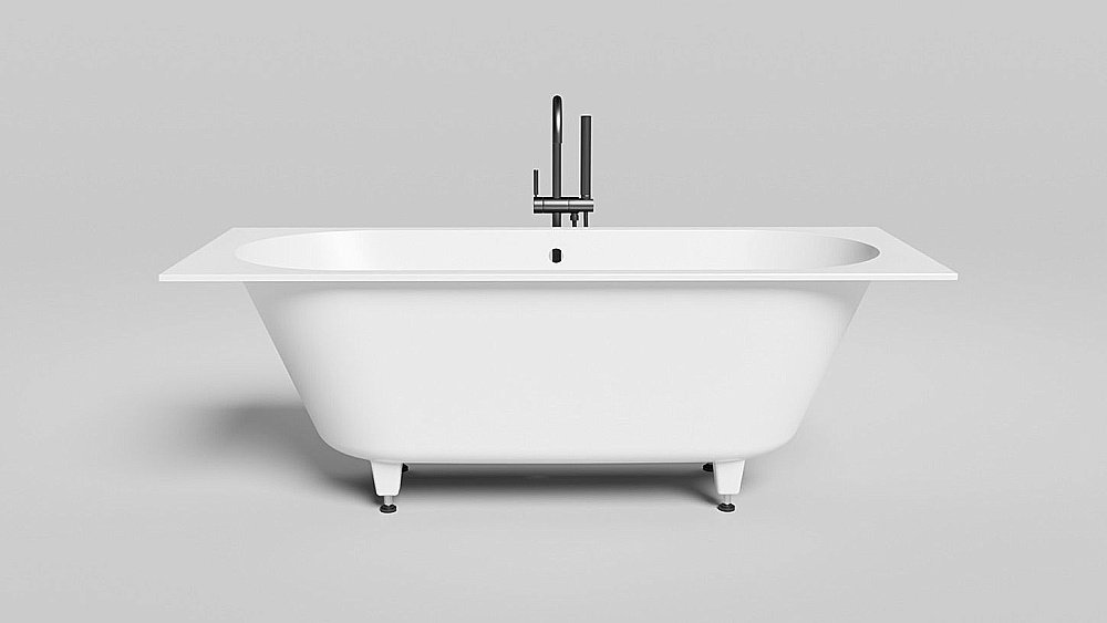 Ванна Salini Ornella AXIS S-Sense 170x70 104613G белая купить в интернет-магазине Sanbest