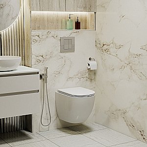 Кнопка для инсталляции Grossman Pragma 800.T1.03.110.110 хром матовый купить в интернет-магазине сантехники Sanbest