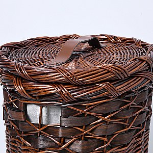 Корзина для белья WasserKRAFT Bever 240 WB-240-L темно-коричневый купить в интернет-магазине сантехники Sanbest