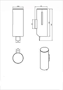 Диспенсер Langberger Accessories 72169 купить в интернет-магазине сантехники Sanbest