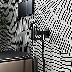 Гигиенический душ PAINI Isola ISPZ442 черный матовый купить в интернет-магазине сантехники Sanbest