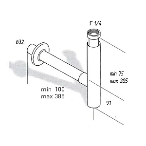 Сифон Migliore Totem ML.RIC-10.114 купить в интернет-магазине сантехники Sanbest