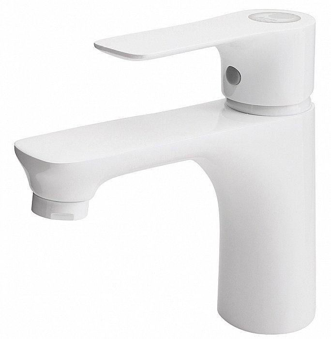 Смеситель для раковины Orange Aristo M19-021w белый купить в интернет-магазине сантехники Sanbest