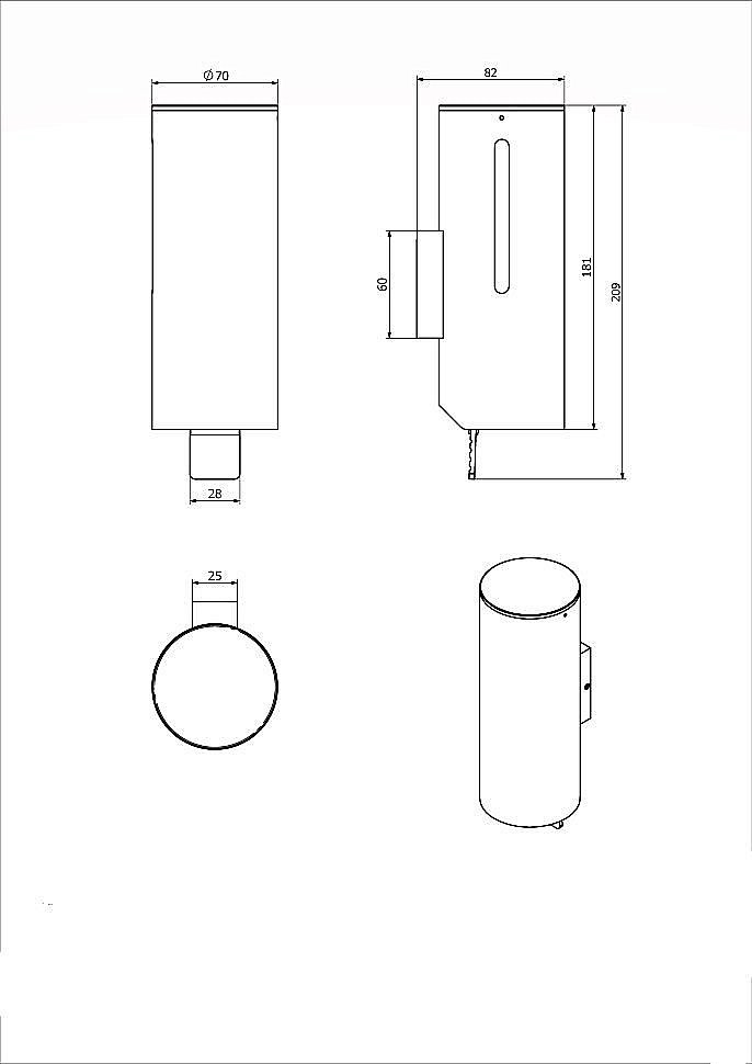 Диспенсер Langberger Accessories 72169 купить в интернет-магазине сантехники Sanbest