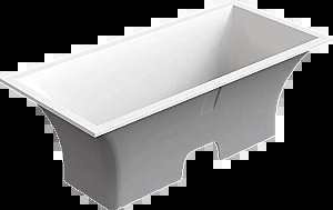 Ванна BAS Мадрид 170x80 серый купить в интернет-магазине Sanbest