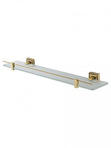 Стеклянная полка для ванной WONZON & WOGHAND ROMA WW-7227 Бронза купить в интернет-магазине сантехники Sanbest