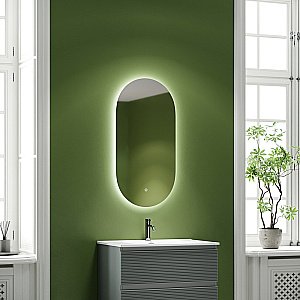 Зеркало LED Sancos Oval OV55C в ванную от интернет-магазине сантехники Sanbest