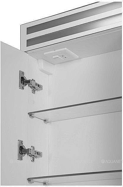 Зеркальный шкаф De Aqua Эколь 184809 120 белый купить в интернет-магазине сантехники Sanbest