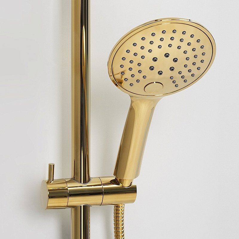 Душевая система WasserKraft Sauer 7100 SET2676 золото купить в интернет-магазине сантехники Sanbest