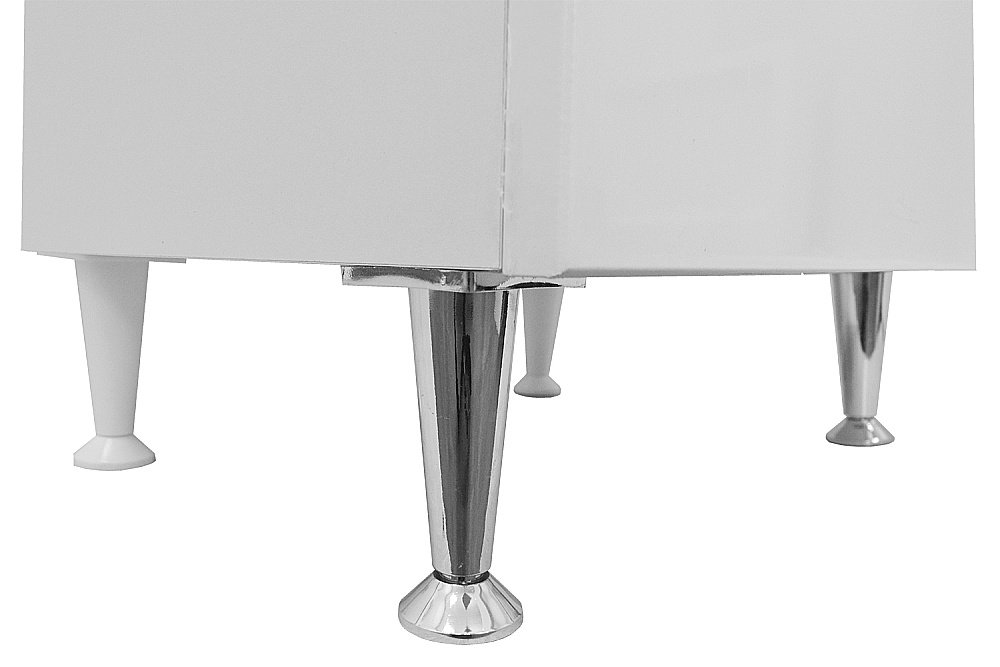 Пенал напольный Loranto Моника 36 белый для ванной в интернет-магазине сантехники Sanbest