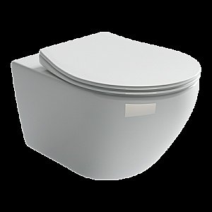 Унитаз подвесной Ceramica Nova PEARL CN8001 безободковый, с крышкой микролифт купить в интернет-магазине Sanbest