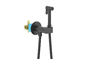 Гигиенический душ Aquatek Оберон AQ1024MB черный матовый купить в интернет-магазине сантехники Sanbest