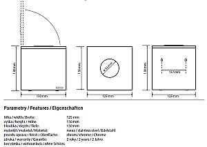 Салфетница Bemeta Hotel 105103071 купить в интернет-магазине сантехники Sanbest