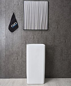 Раковина напольная Gid Autonomo 41 Nb149 81119 белая купить в интернет-магазине Sanbest