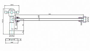 Вентиль подвода воды для бачка Burlington W25 BLA купить в интернет-магазине сантехники Sanbest