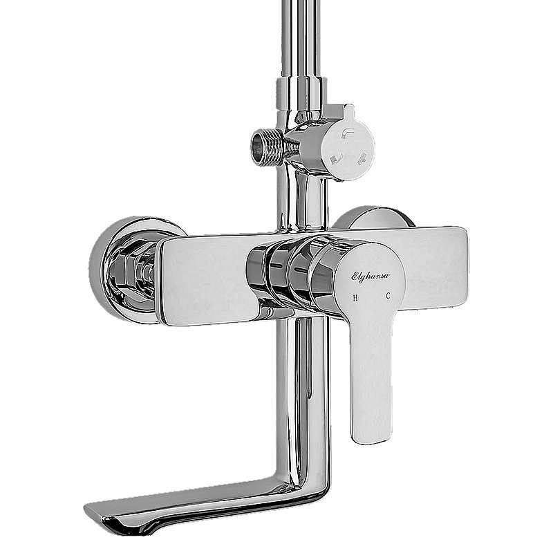 Душевая система Elghansa Emerald new 2392510-2B хром купить в интернет-магазине сантехники Sanbest