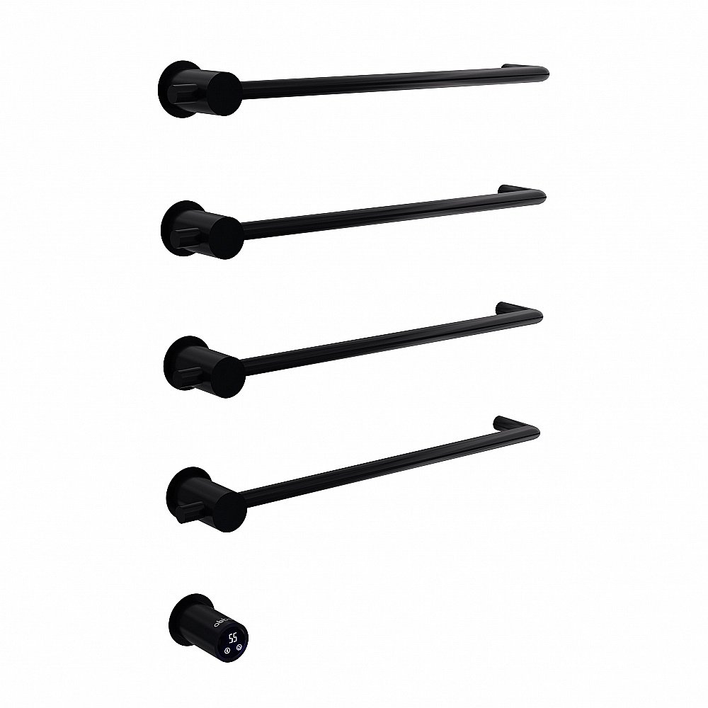 Полотенцесушитель электрический ABBER Charme AH4004MB черный матовый купить в интернет-магазине сантехники Sanbest