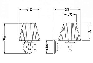 Светильник Devon&Devon Daisy DEDAISYCR хром купить в интернет-магазине сантехники Sanbest
